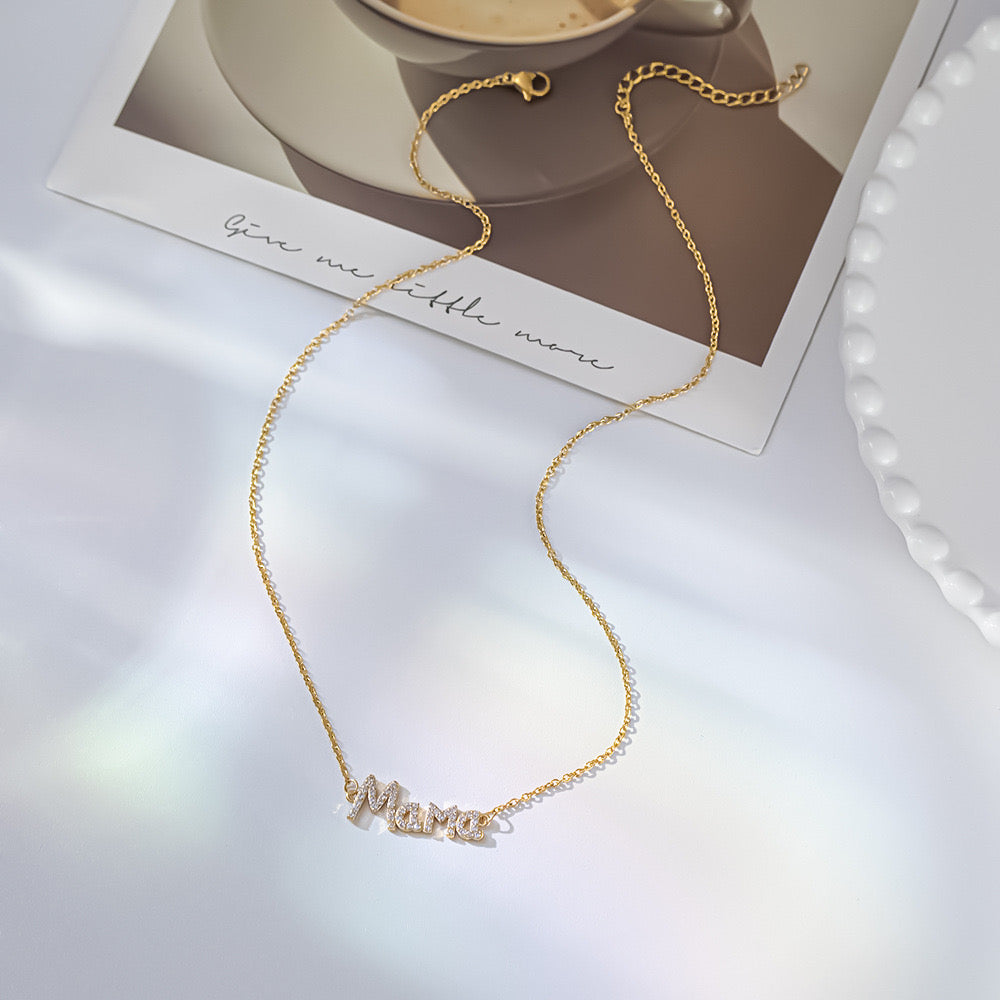 Mama Zirconia Necklace