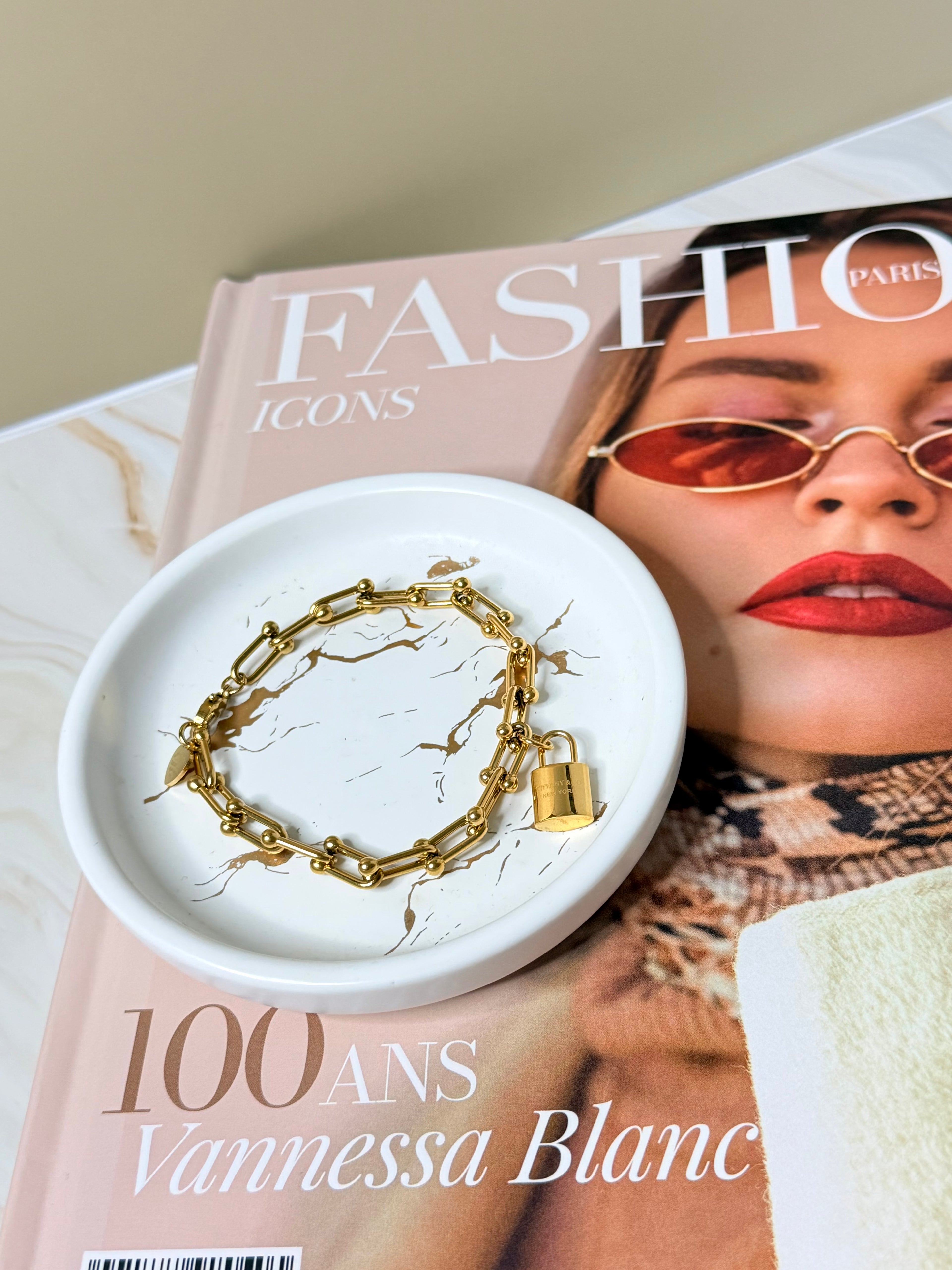 Lock Charm Bracelet                $21.99