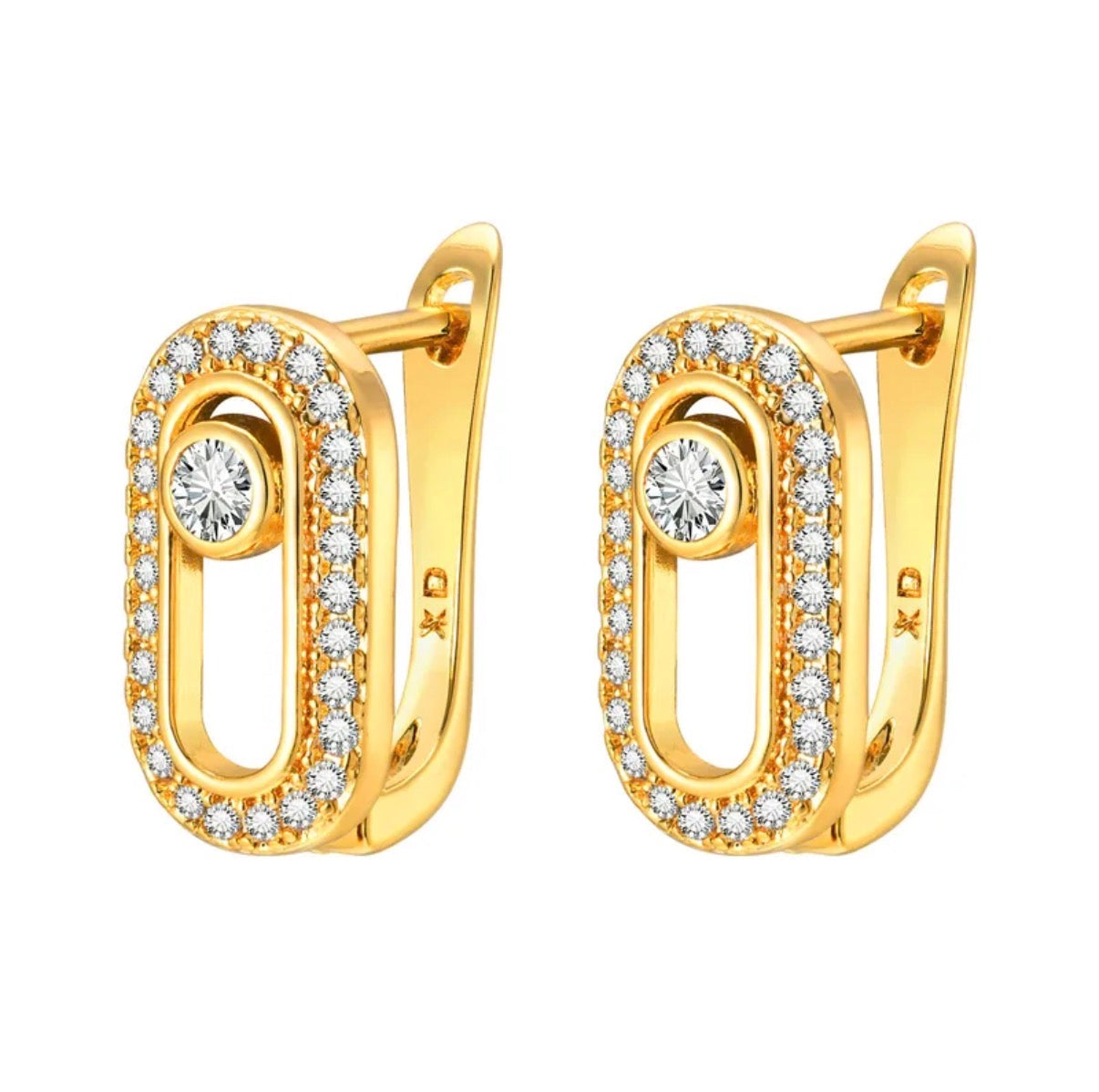 Oval Link Earrings