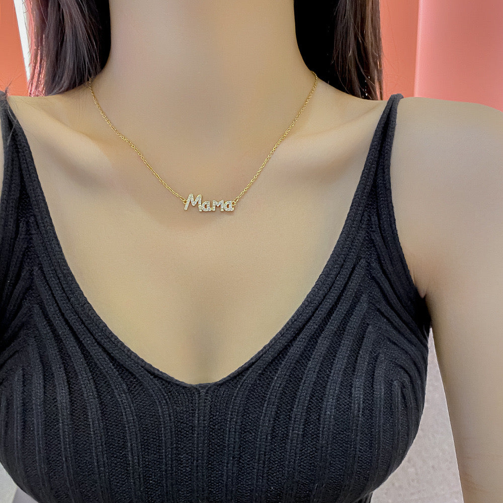 Mama Zirconia Necklace