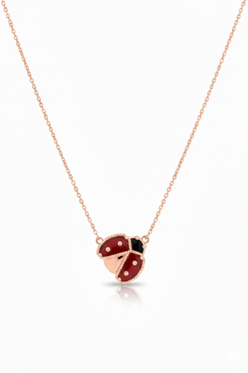 Vnclef Ladybug Necklace