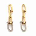 Paperclip Drop Earrings