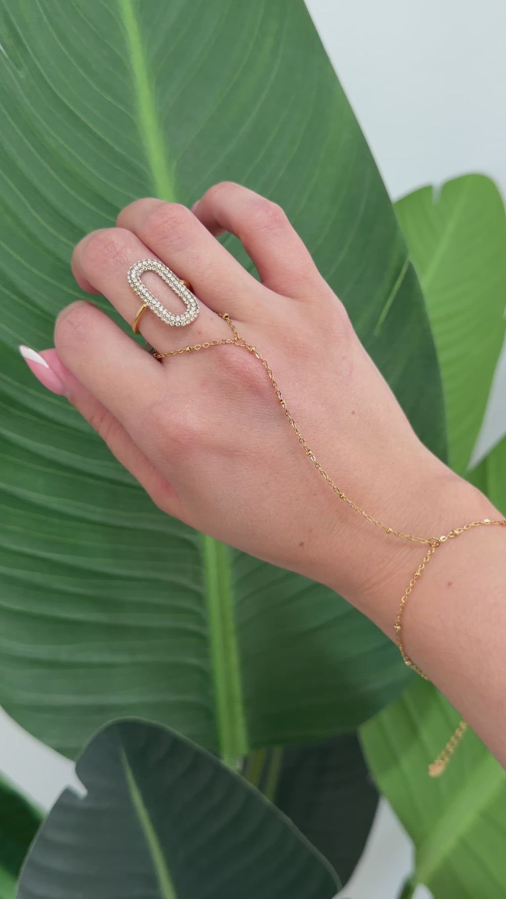 Oval Link Ring